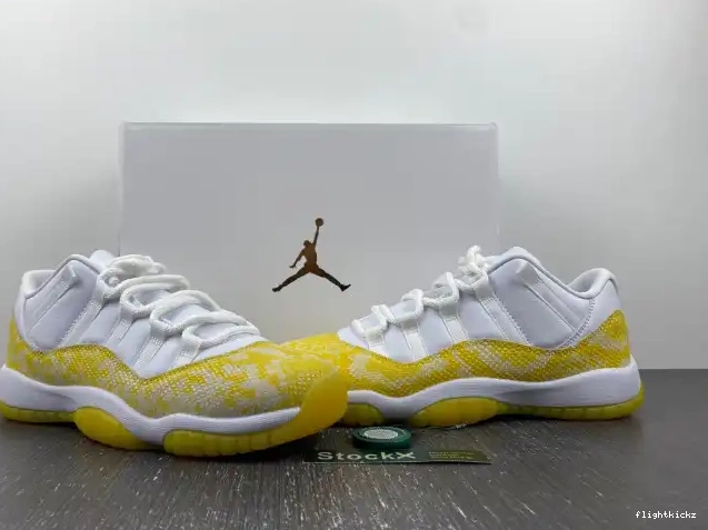 Low Jordan Air Yellow AH7860-107 WMNS Snakeskin 11 0425